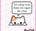 chú mèo nói muốn được ăn ngon