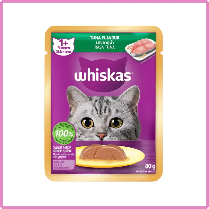 hãng thức ăn cho mèo Whiska