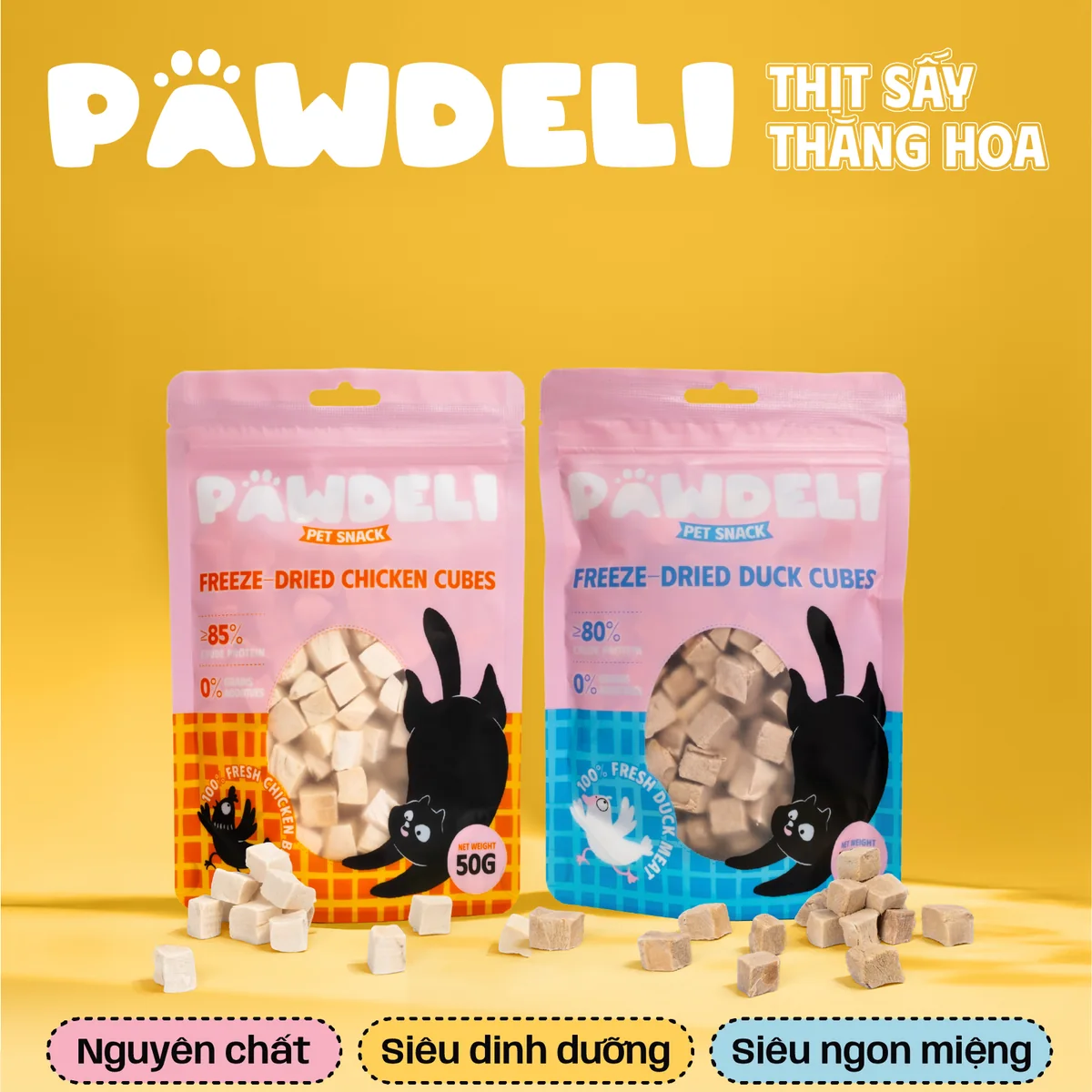 Thịt Sấy Thăng Hoa Pawdeli Chi Tiết 1